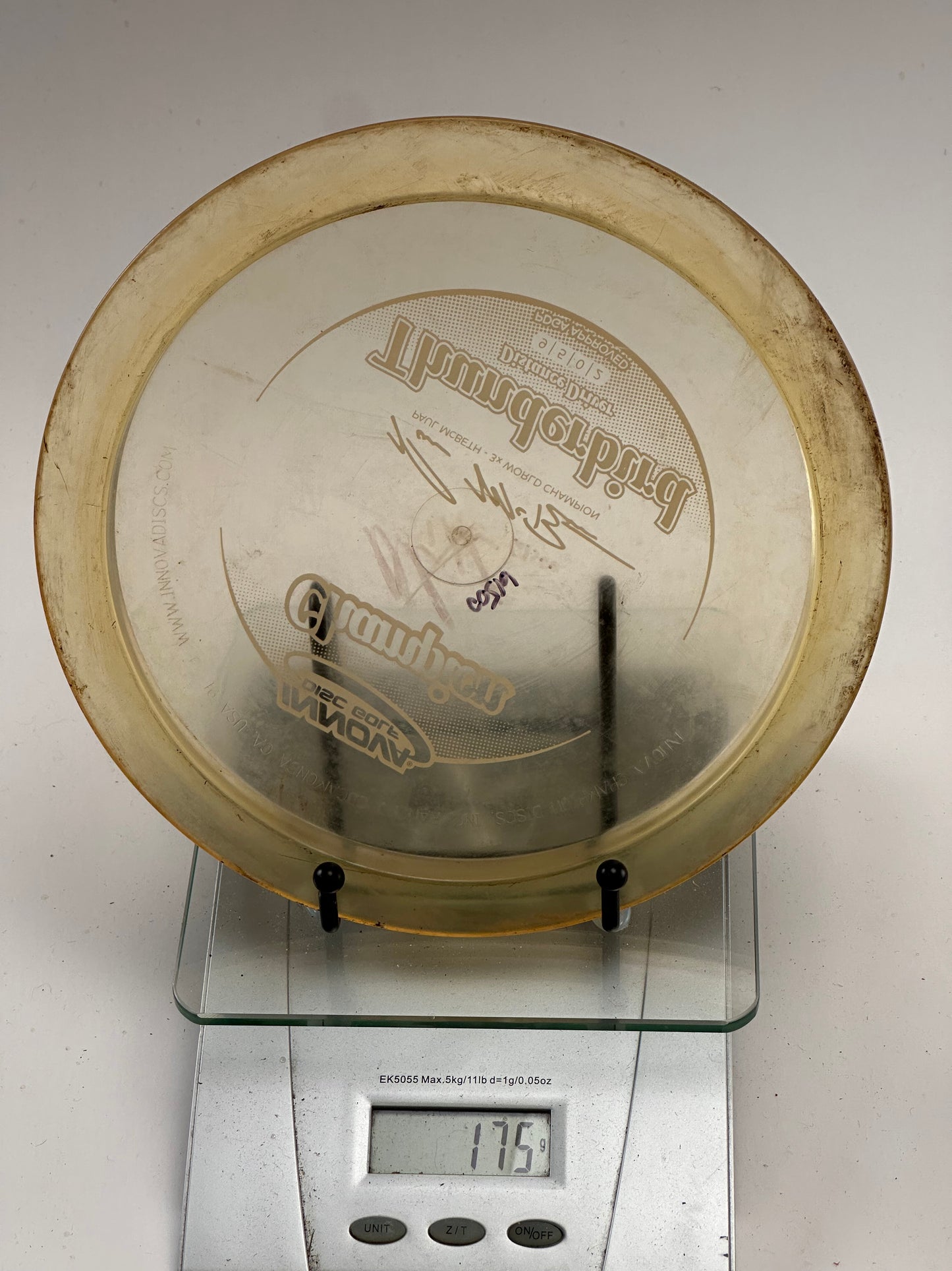 Innova Champion Thunderbird (Clear) Paul McBeth Stamp | Used