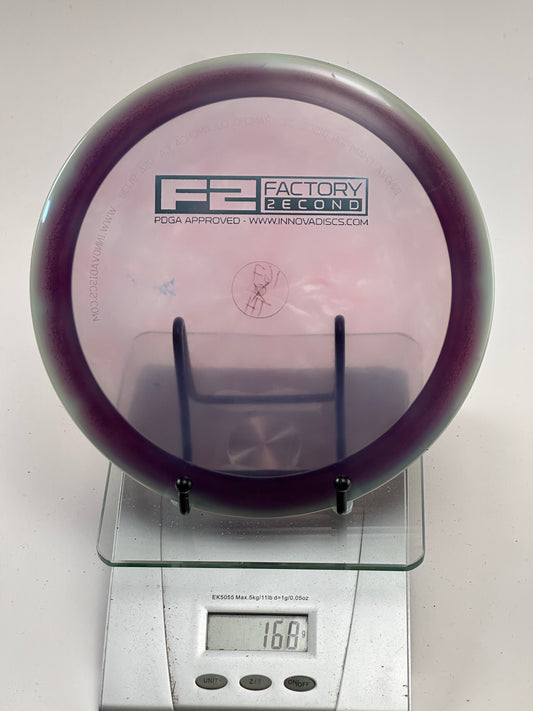 Innova Thunderbird F2 Champion Distance Driver (Translucent Purple, Dark Rim)