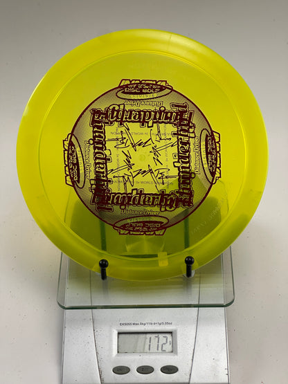 Innova Champion Thunderbird Yellow Distance Driver (Multi-Signature Stamp)