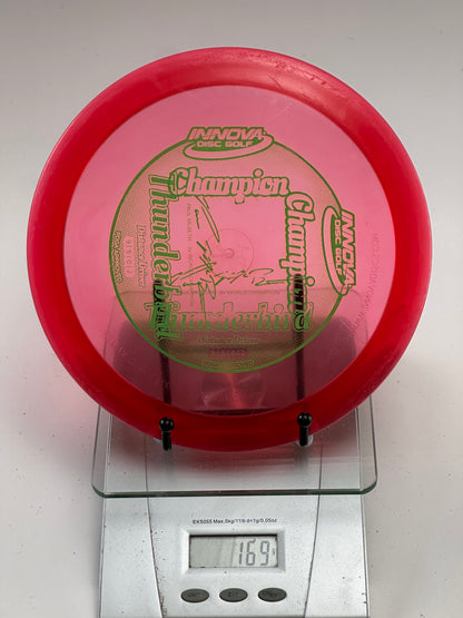 Innova Champion Thunderbird – Transparent Red Paul McBeth 3x Stamp