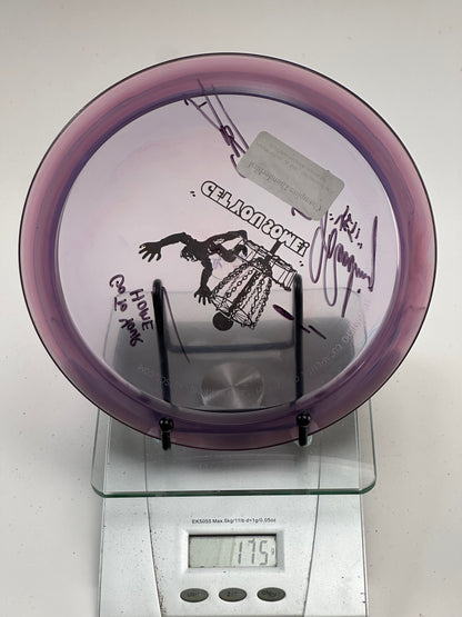 Innova Champion Thunderbird – Transparent Purple “Get You Some!” Stamp, Signed