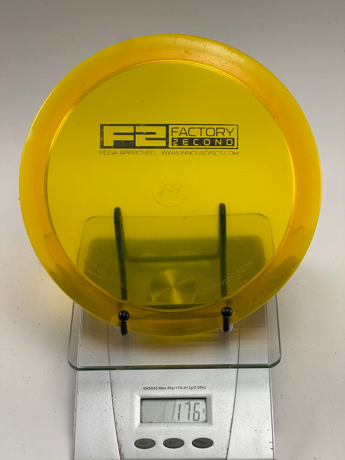Innova Thunderbird F2 Champion Distance Driver – Transparent Yellow 176g