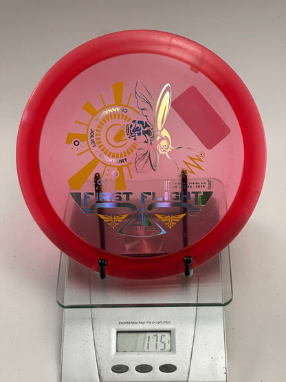 Innova Champion Thunderbird – Transparent Pink/Red – First Flight Joliet Lockport Stamp