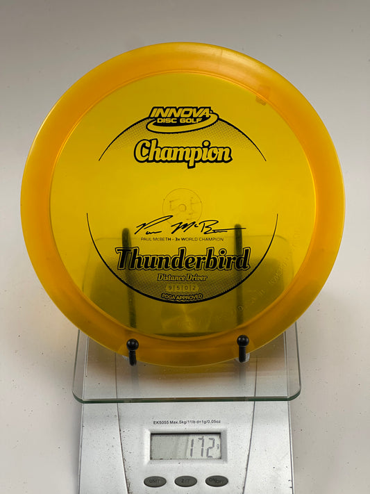 Innova Champion Thunderbird (Paul McBeth 3x) – Transparent Yellow