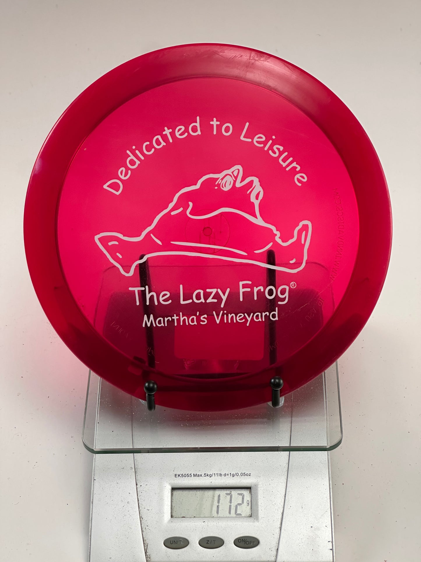 Innova Champion Thunderbird – Transparent Red – Lazy Frog Martha's Vineyard Stamp