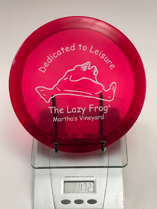 Innova Champion Thunderbird – Transparent Red – Lazy Frog Martha's Vineyard Stamp