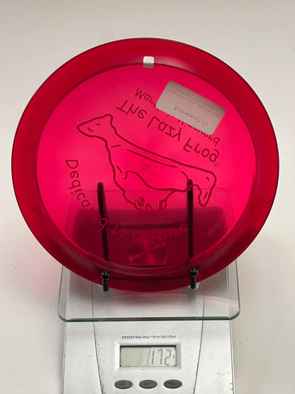 Innova Champion Thunderbird – Transparent Red – Lazy Frog Martha's Vineyard Stamp