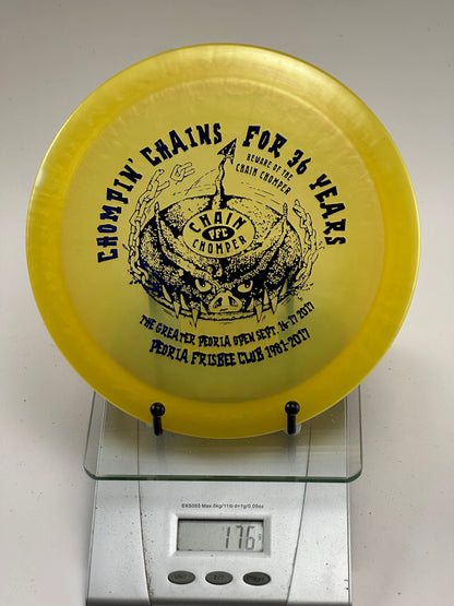 Innova Champion Thunderbird - Clear Yellow - 2017 Greater Peoria Open Stamp