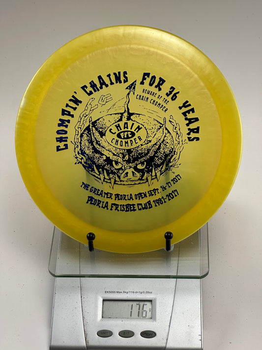 Innova Champion Thunderbird - Clear Yellow - 2017 Greater Peoria Open Stamp
