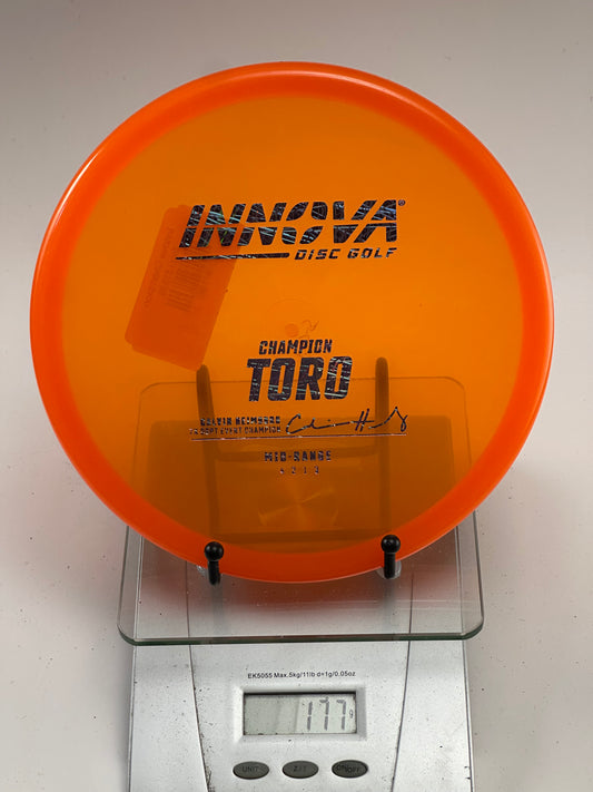 Innova Champion Toro Calvin Heimburg Signature – Translucent Orange