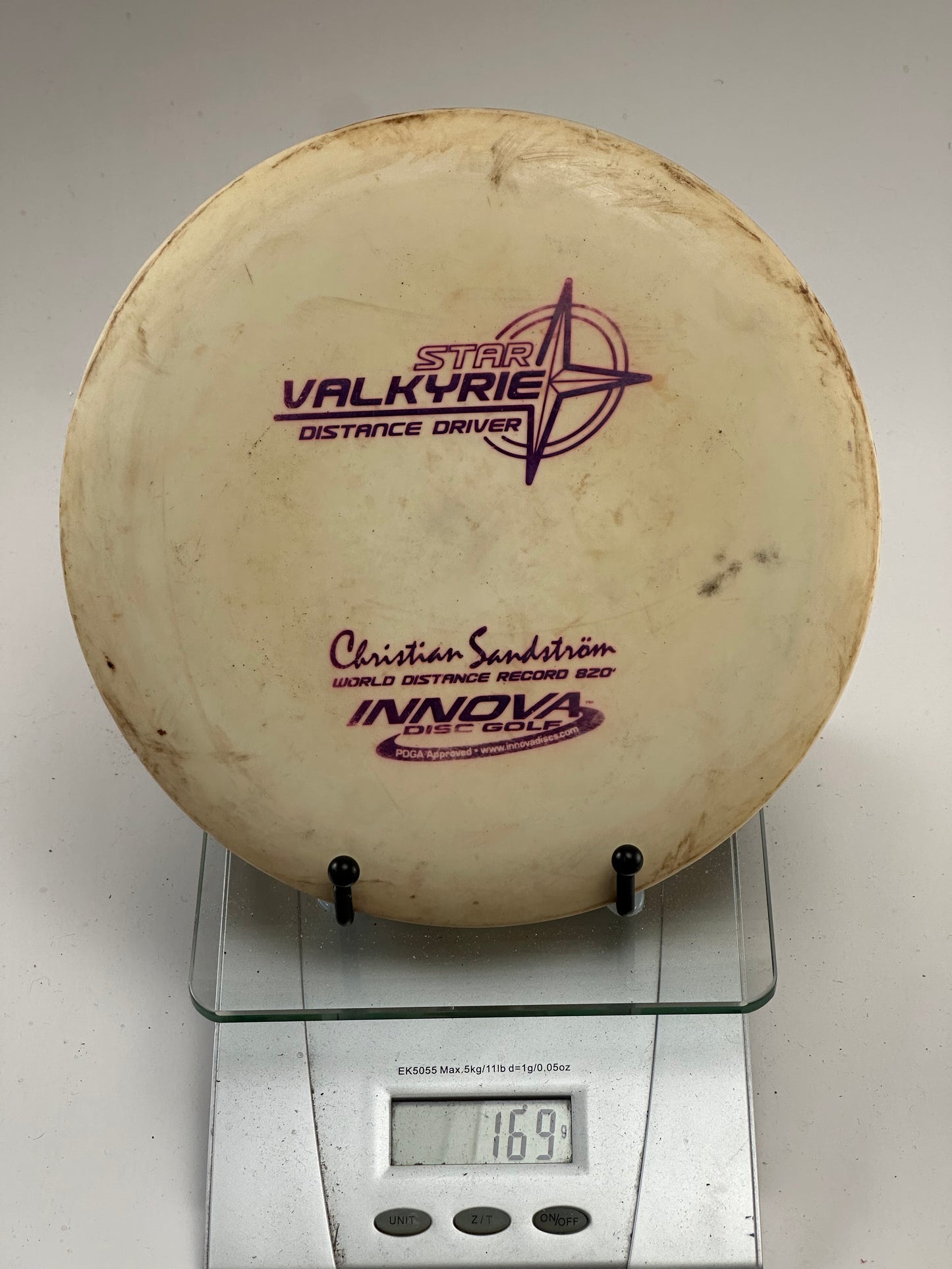 Innova Star Valkyrie Distance Driver (Christian Sandström Record Stamp)