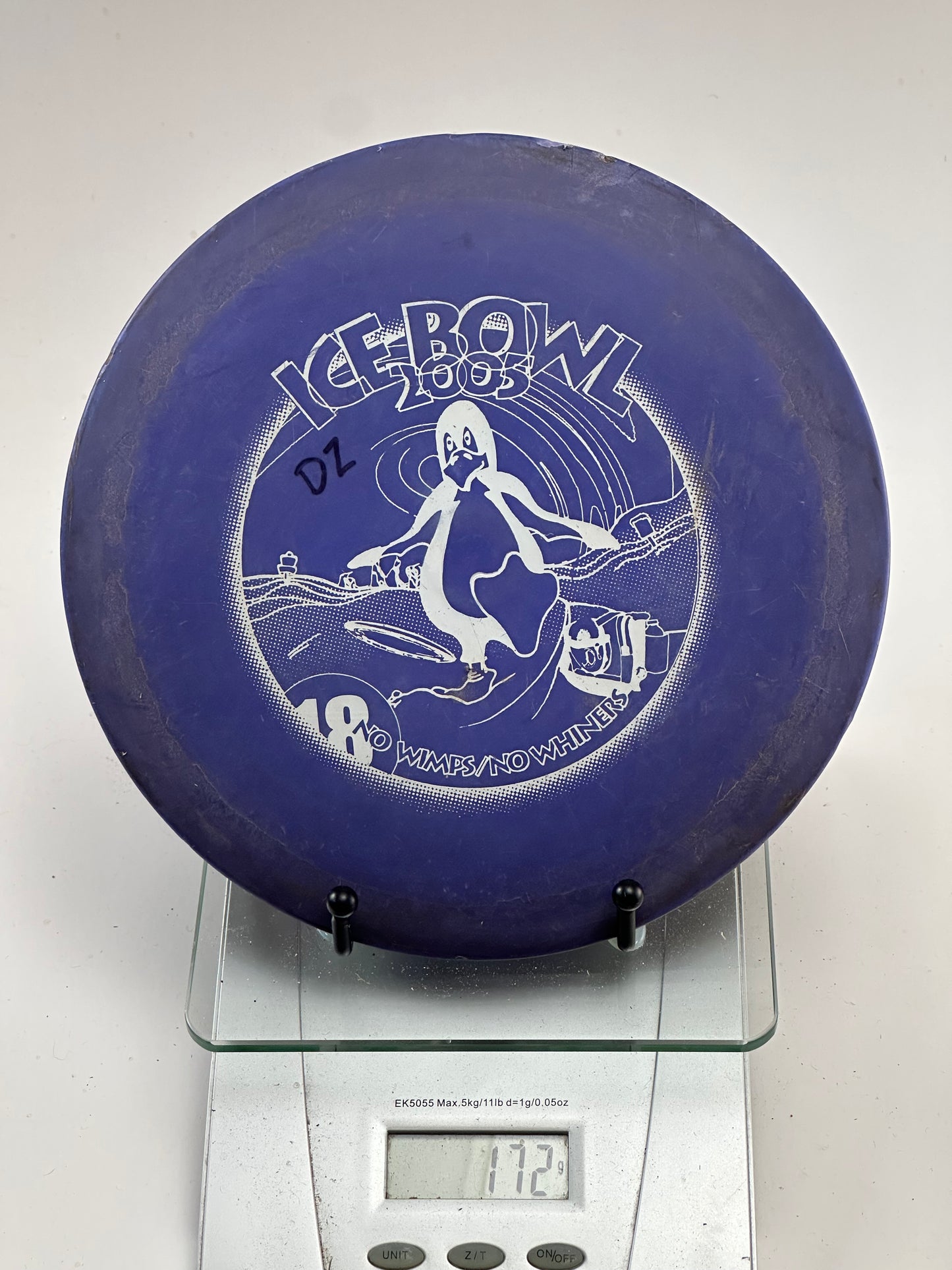 Innova DX Viking Purple Ice Bowl 2005 Penguin Stamp