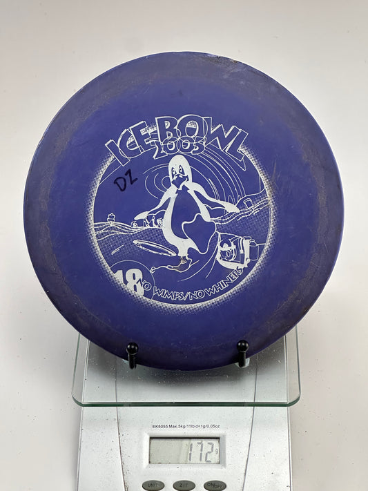 Innova DX Viking Purple Ice Bowl 2005 Penguin Stamp