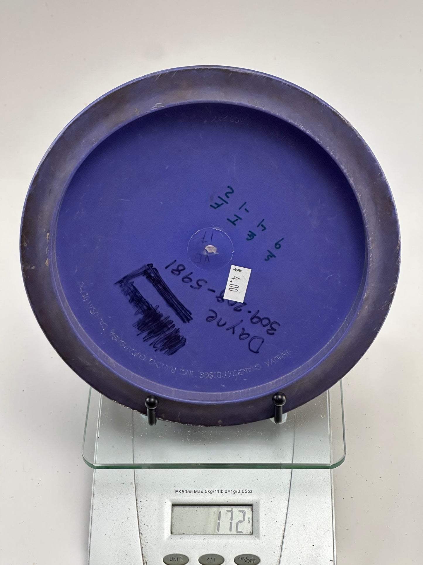 Innova DX Viking Purple Ice Bowl 2005 Penguin Stamp