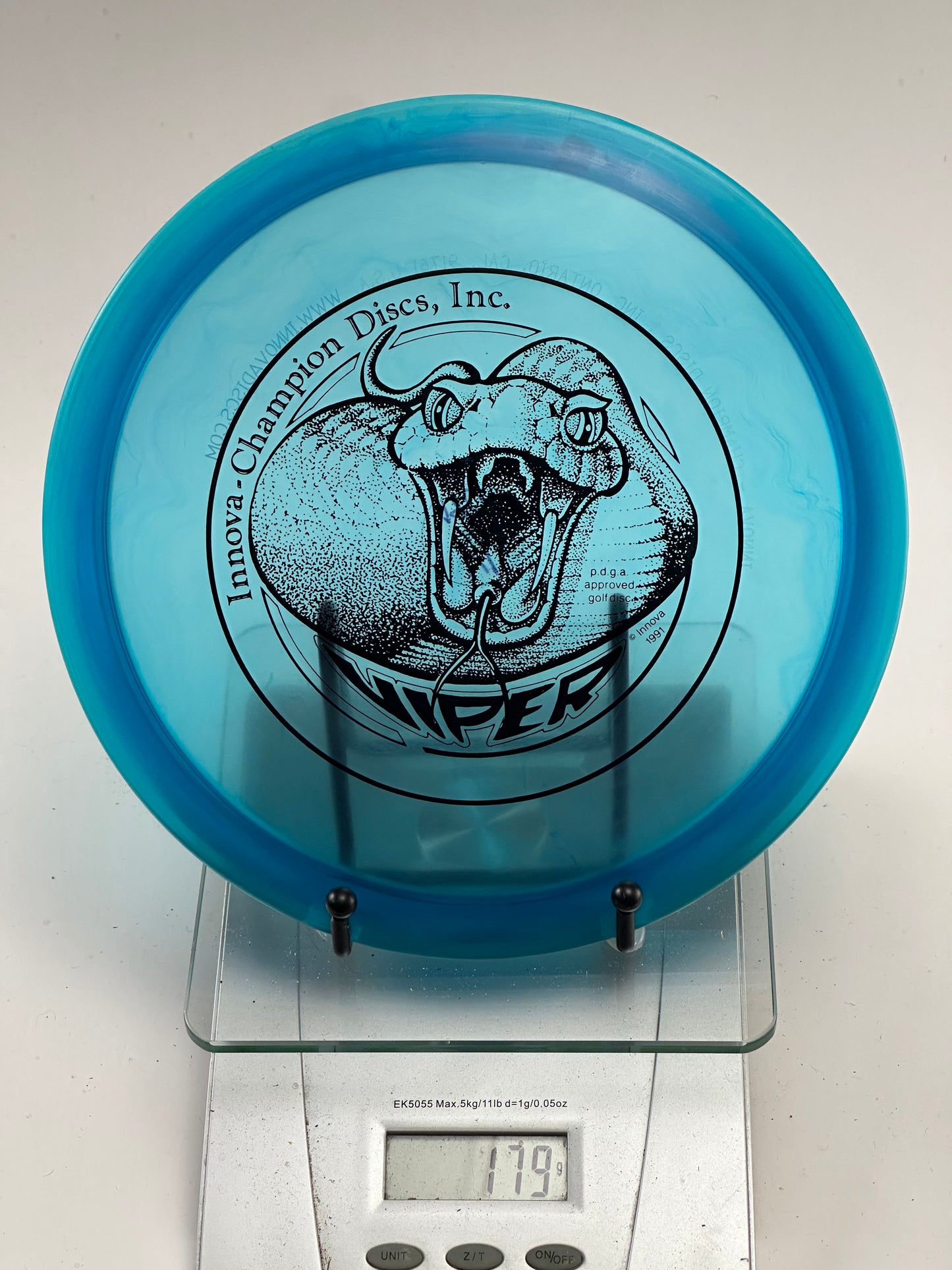 Innova Champion Viper – Transparent Blue (119g)