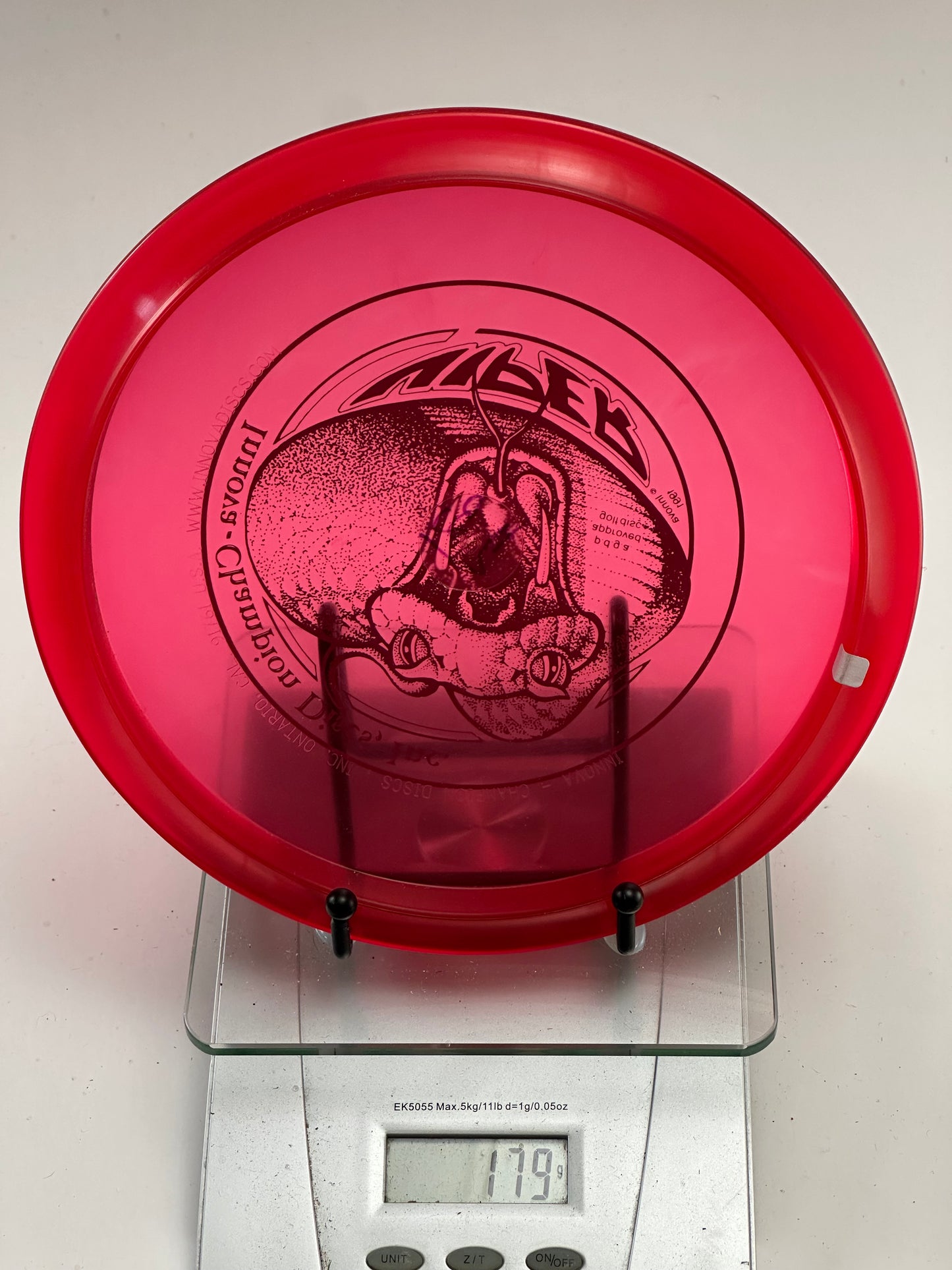 Innova Champion Viper – Transparent Red, Snake Stamp (179g)