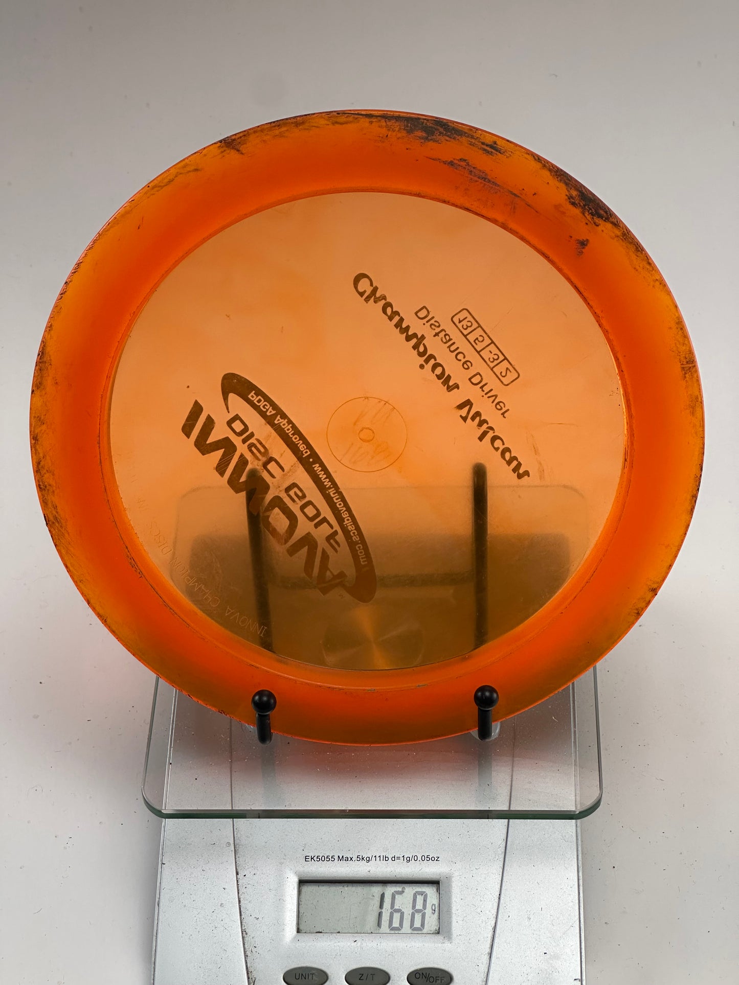 Innova Champion Vulcan Distance Driver - Translucent Orange (Used)