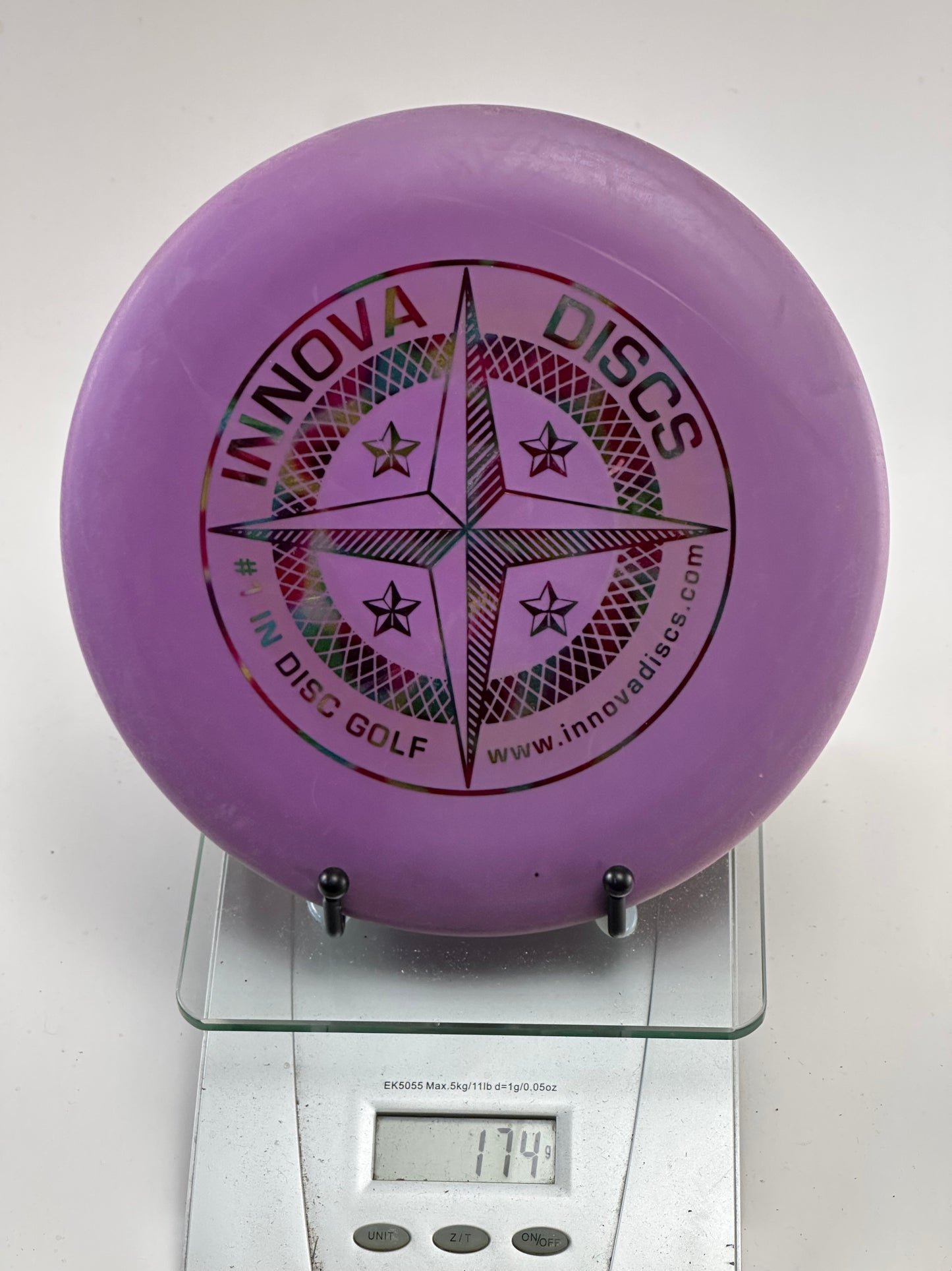 Innova Star Whale Putter – Purple w/ Rainbow Compass Stamp (174g)