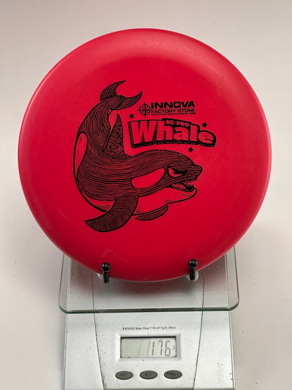 Innova KC Pro Whale Putter - Red w/ Black Factory Store Whale Stamp