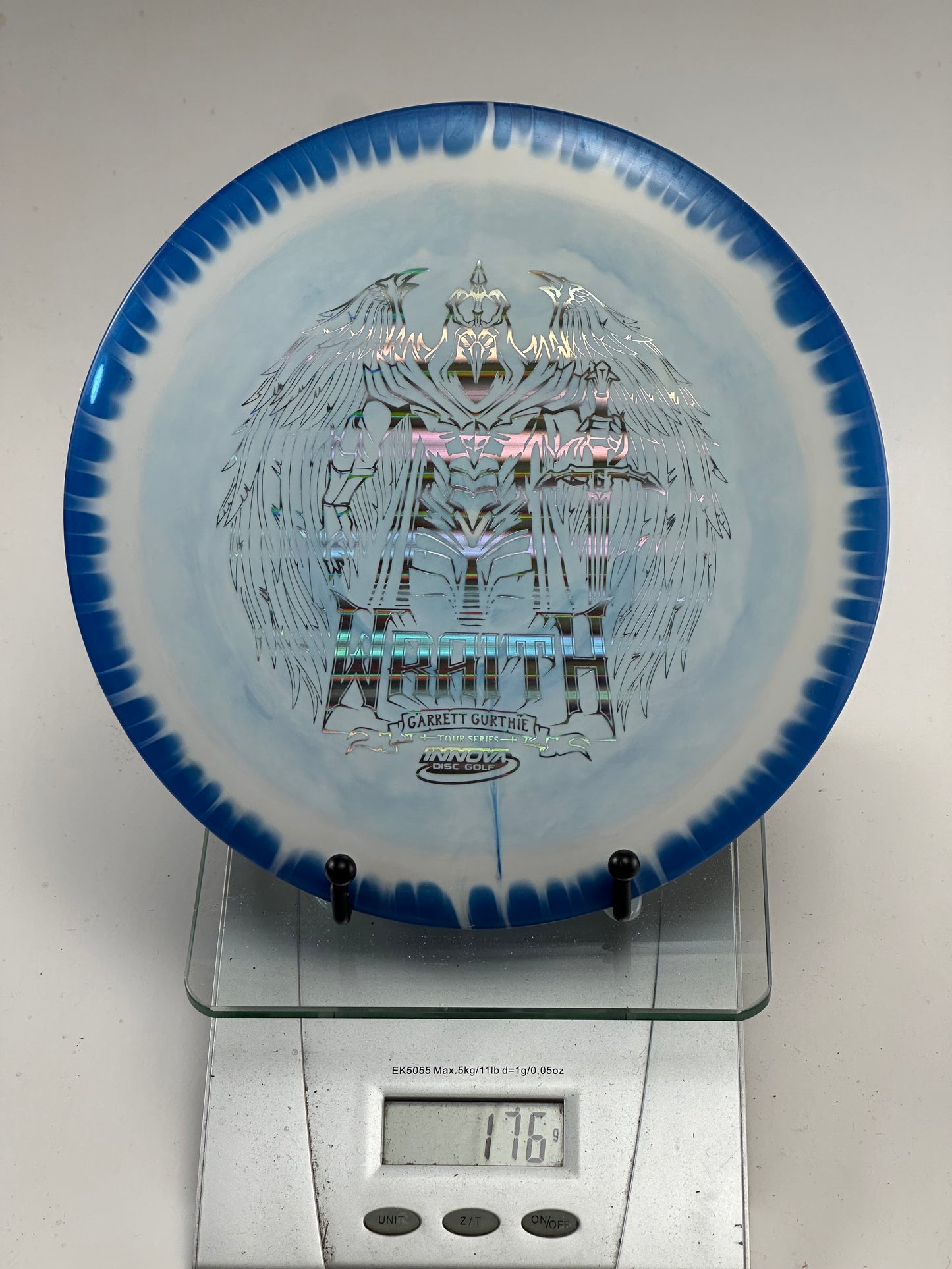 Innova Swirly Star Wraith – Garrett Gurthie Tour Series (Blue/White)
