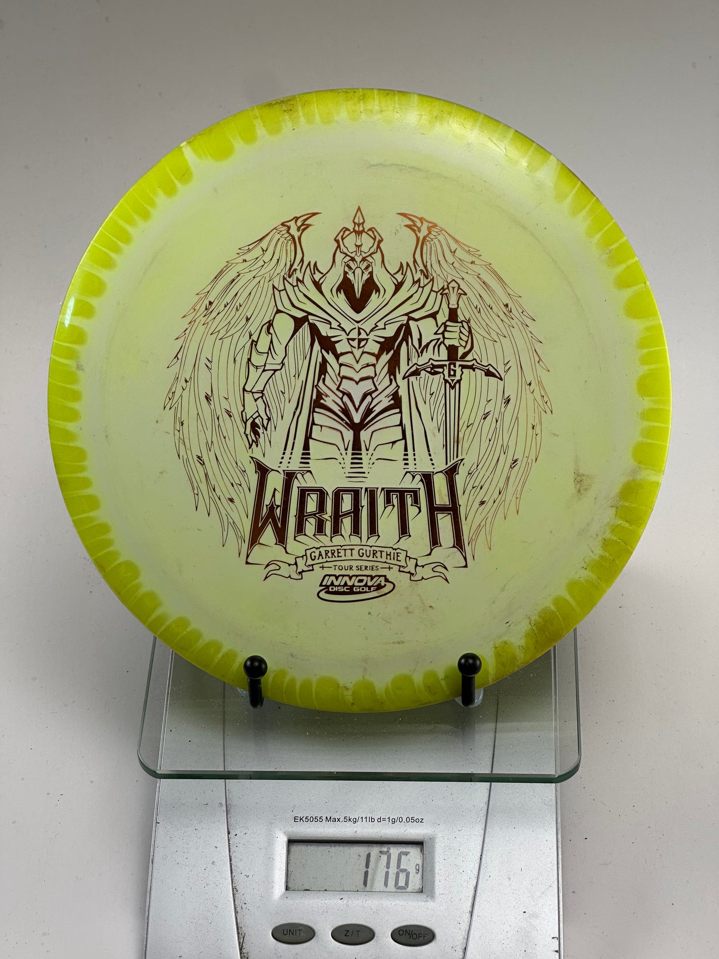 Innova Swirly Star Wraith (Garrett Gurthie Tour Series) Yellow 176g