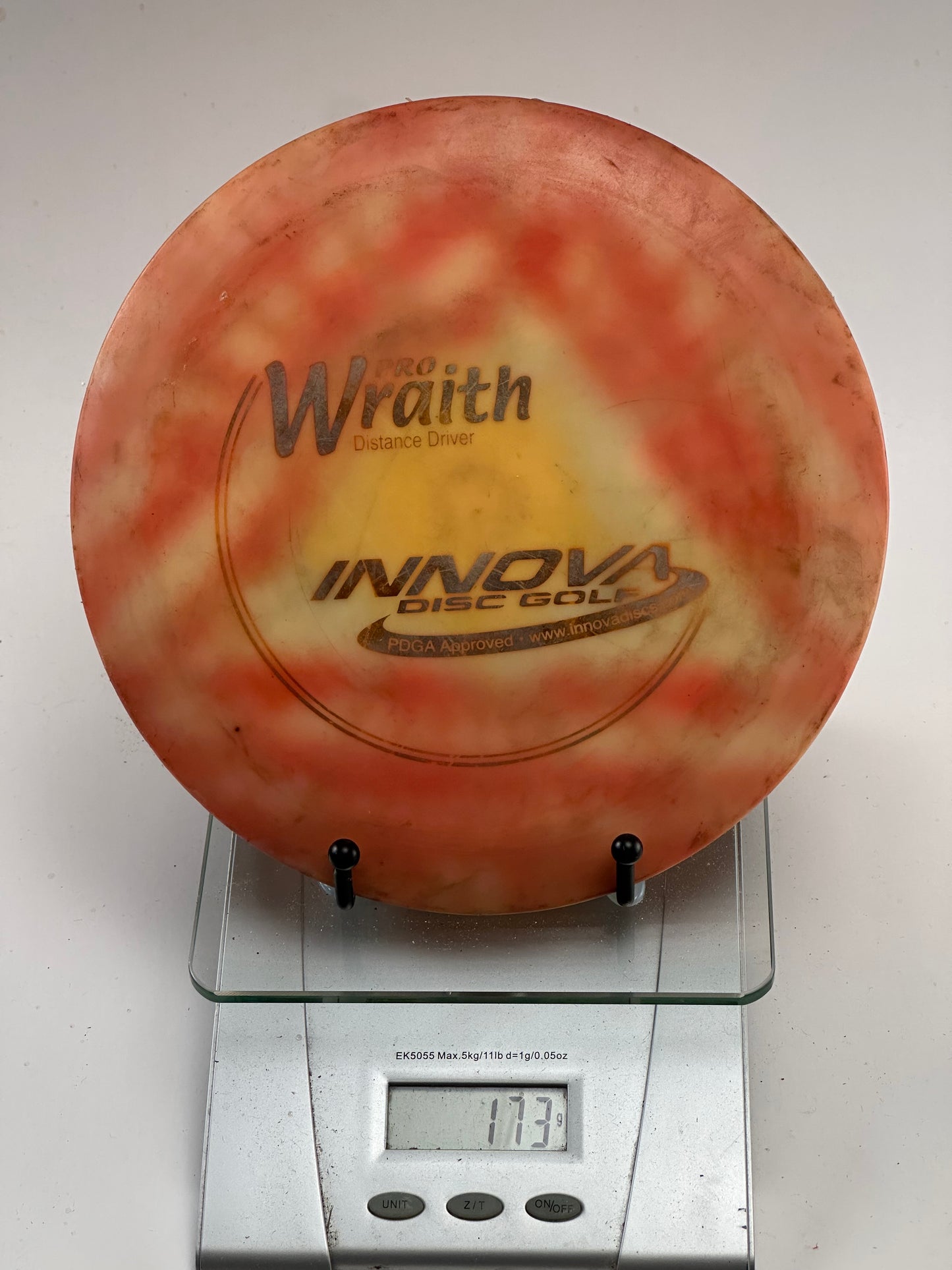Innova Pro Wraith Distance Driver (Swirly Orange/Yellow)