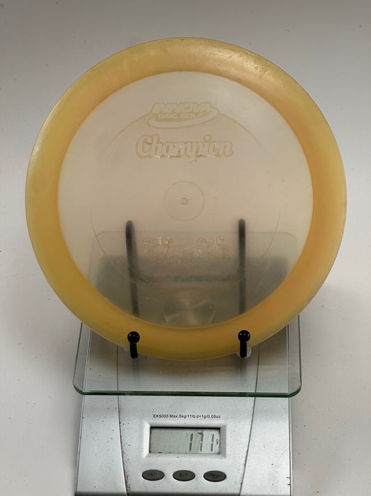 Innova Champion Wraith Distance Driver – Clear Plate / Yellow Rim