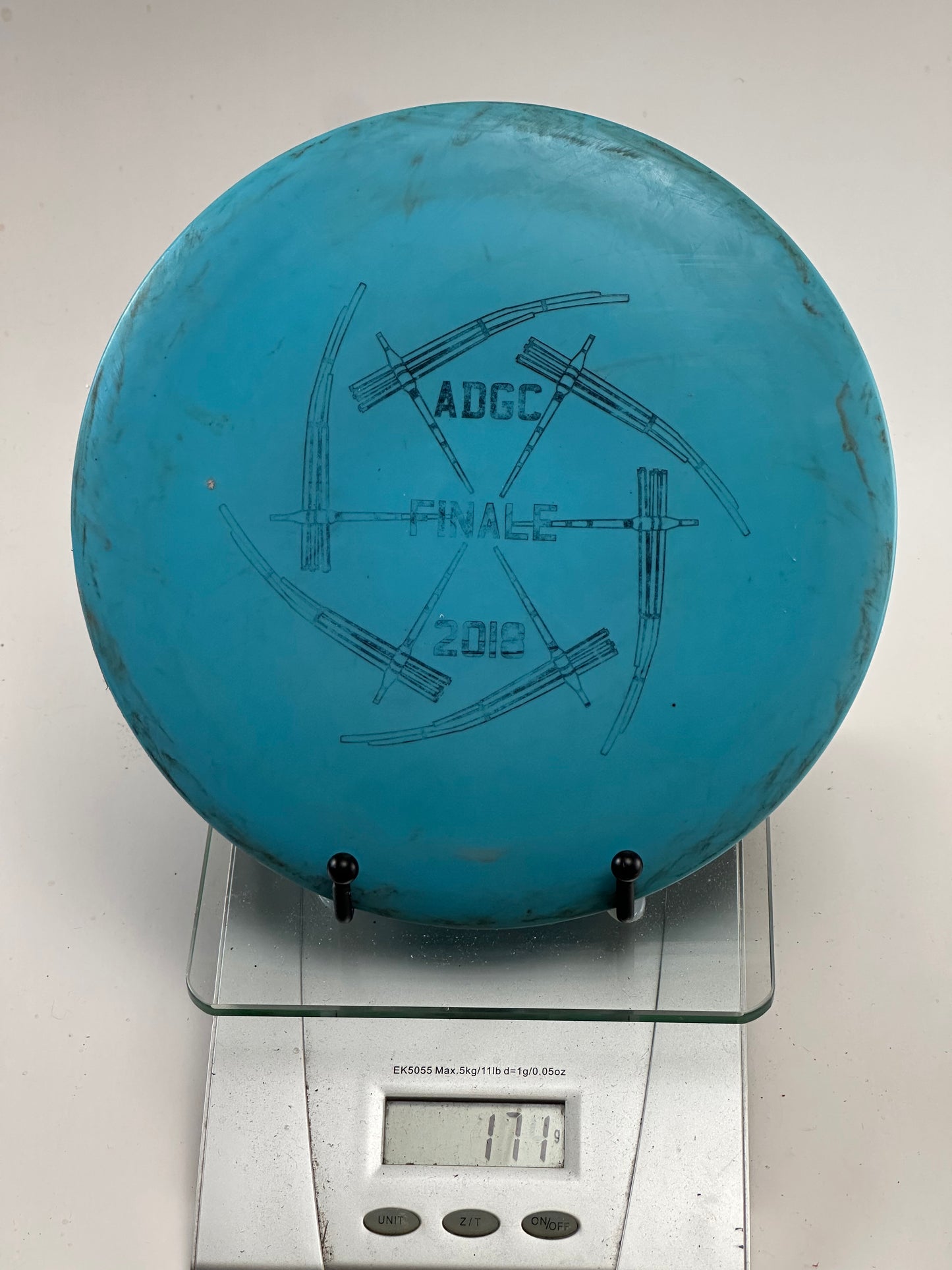 Innova DX Wraith Distance Driver (Blue) ADGC Finale 2018 Stamp