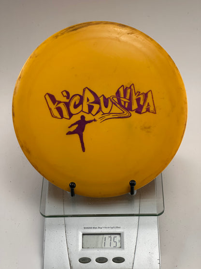 Innova DX Wraith Distance Driver (Yellow) w/ HiCrushka Stamp - Used