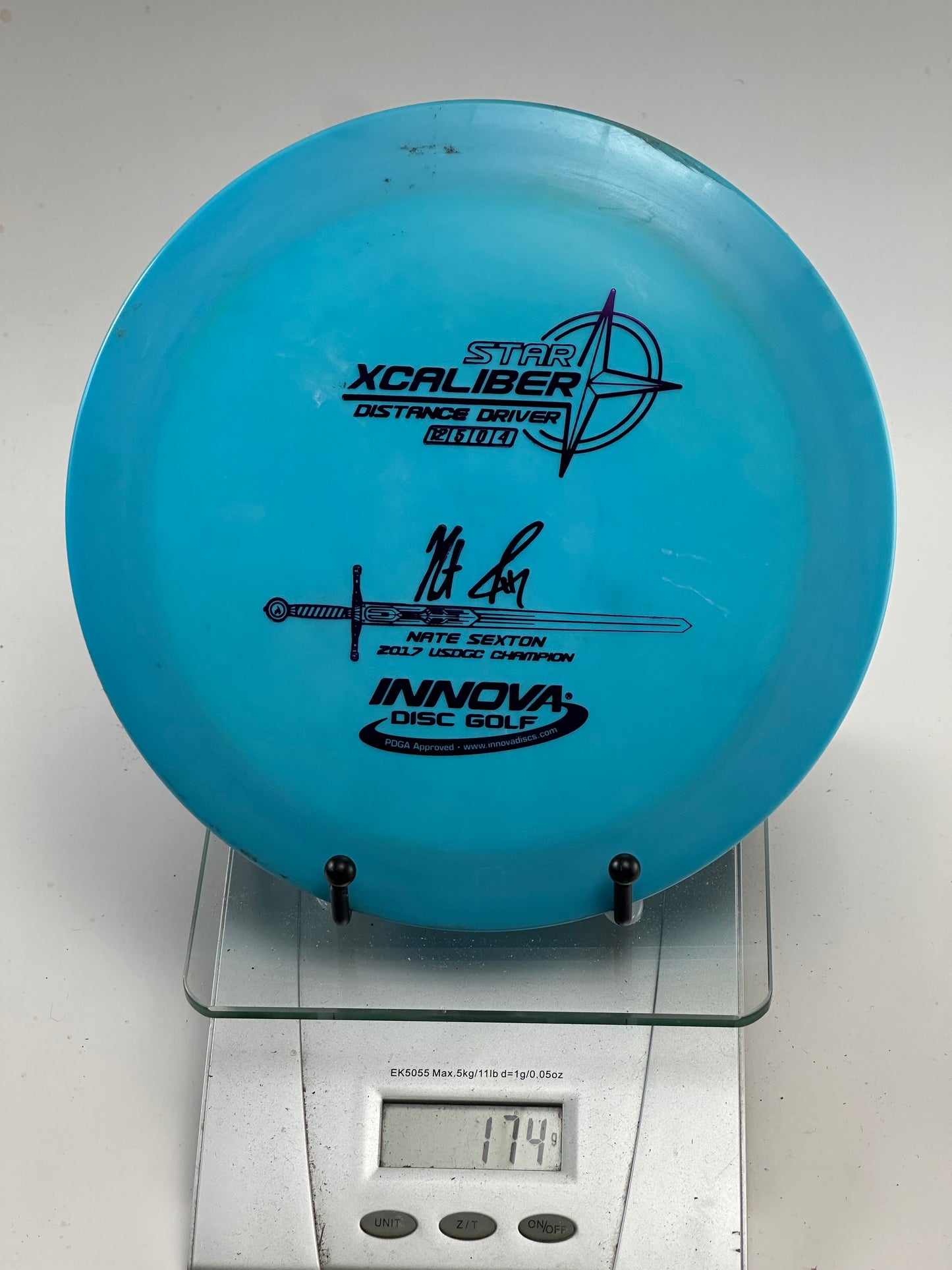 Innova Star XCaliber Distance Driver (Nate Sexton 2017 USDGC Champ Stamp) - Blue