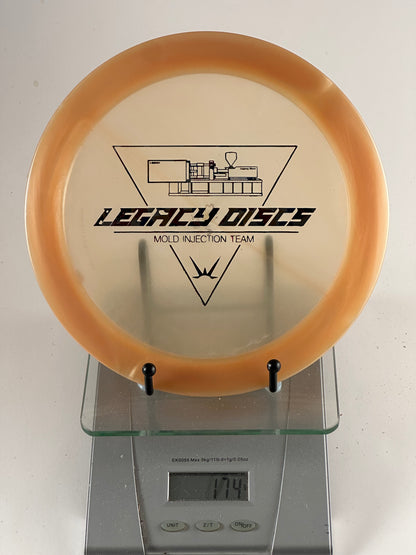 Legacy Mold Injection Team Distance Driver - Translucent Orange 174g