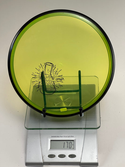 MVP Proton Atom (Lab Second) 170g - Transparent Yellow w/ Black Rim