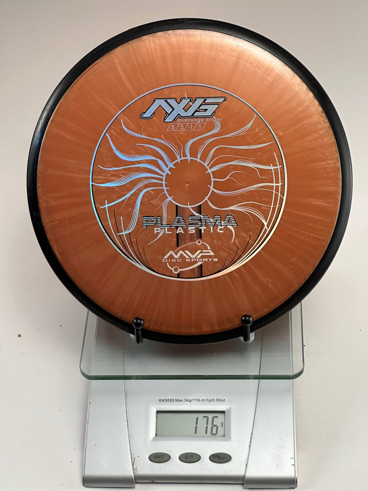MVP Axis Plasma Midrange 176g Orange w/ Black Rim