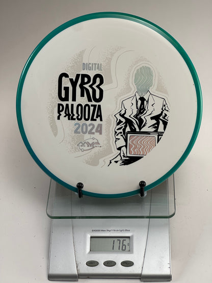 MVP Neutron Balance (Gyropalooza 2024) White w/ Aqua Rim
