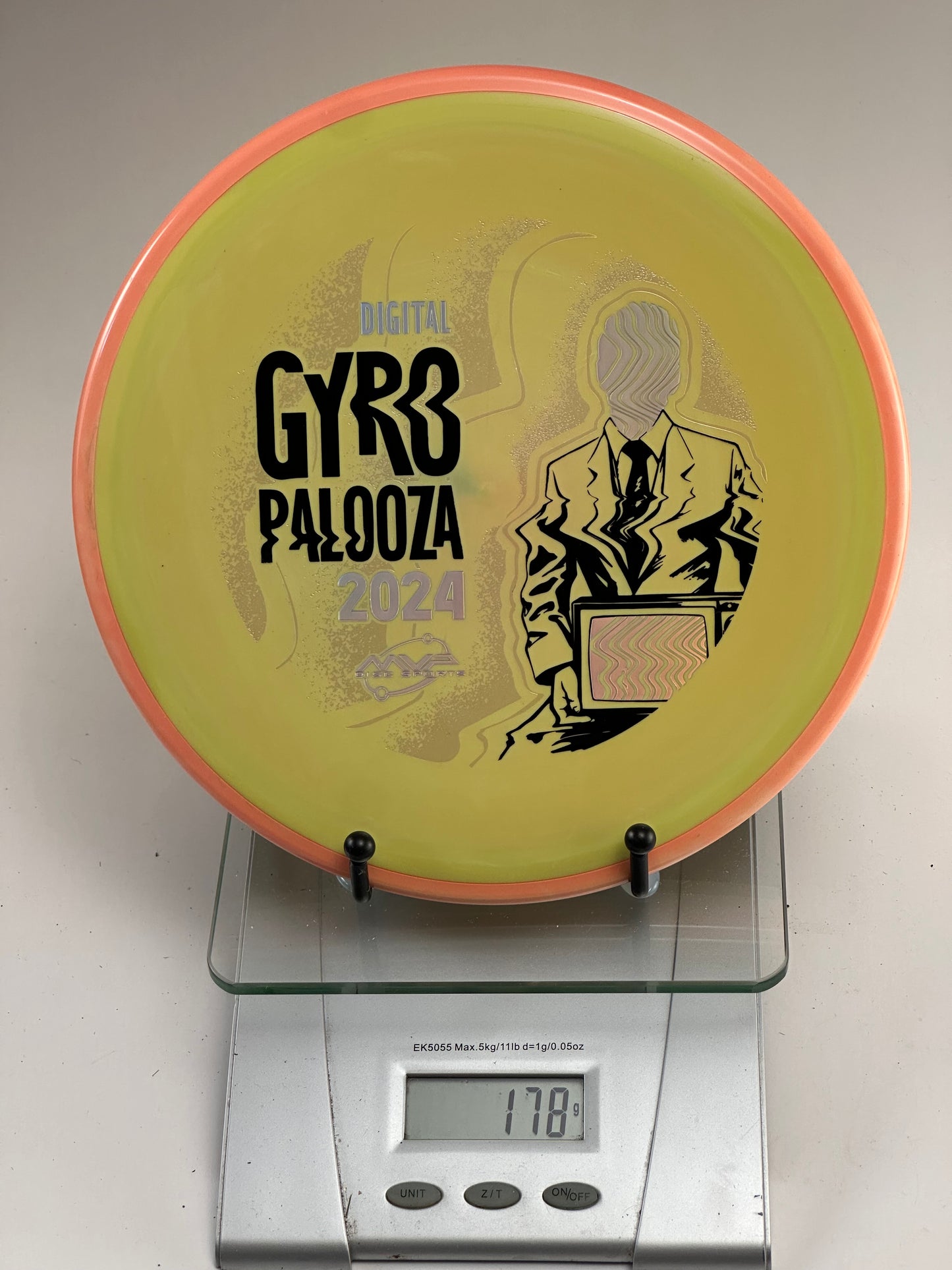 MVP Neutron Balance (Gyropalooza 2024) Yellow w/ Coral Rim