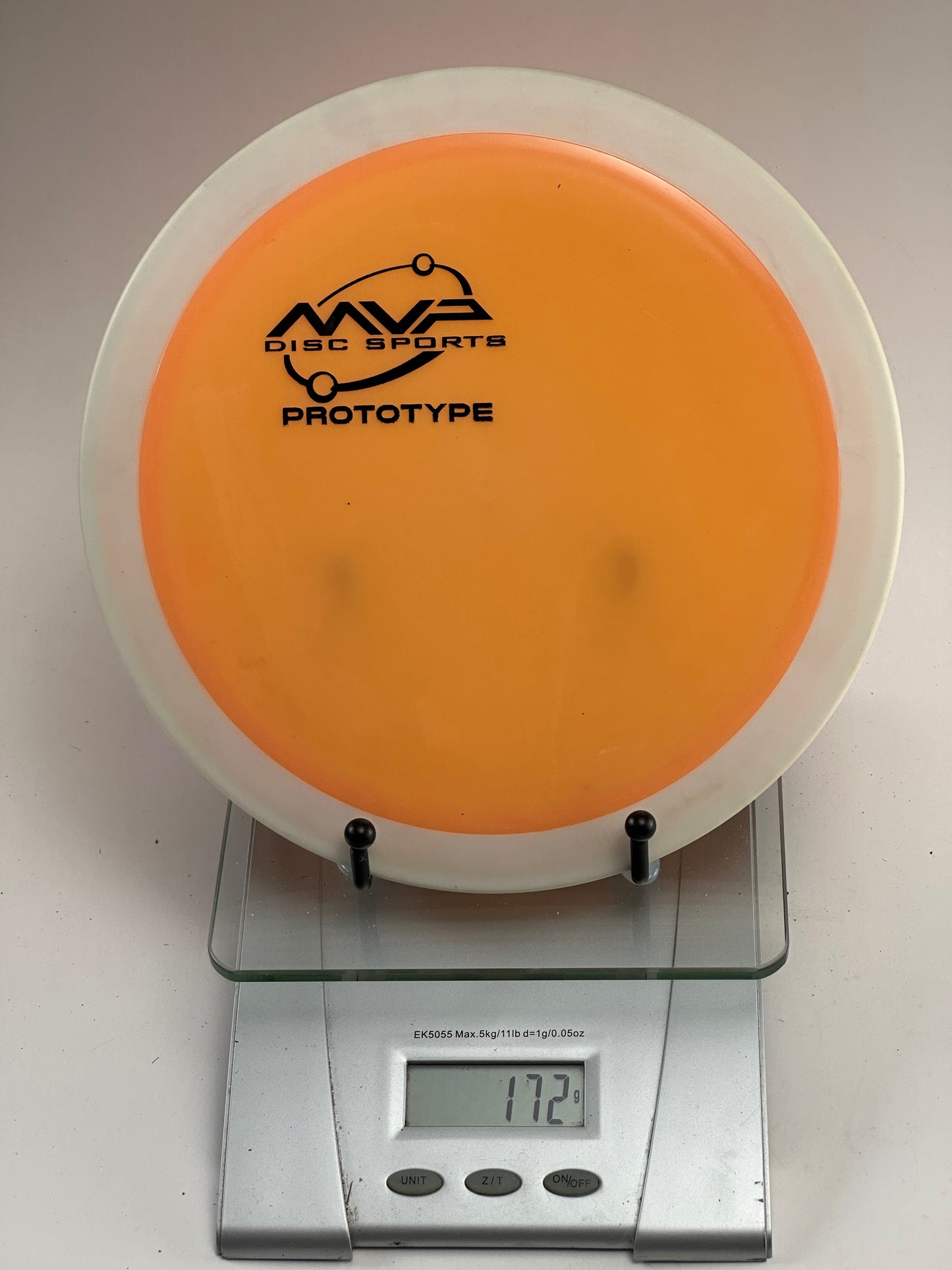 MVP Beam Prototype – Orange Plate w/ White Overmold