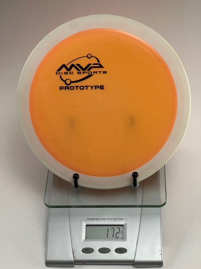 MVP Beam Prototype – Orange Plate w/ White Overmold