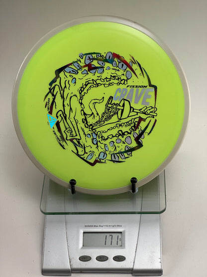 MVP Fission Crave Fairway Driver (Special Edition) - Neon Yellow/White Rim