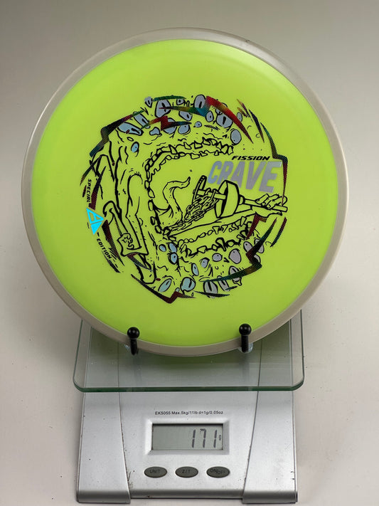 MVP Fission Crave Fairway Driver (Special Edition) - Neon Yellow/White Rim