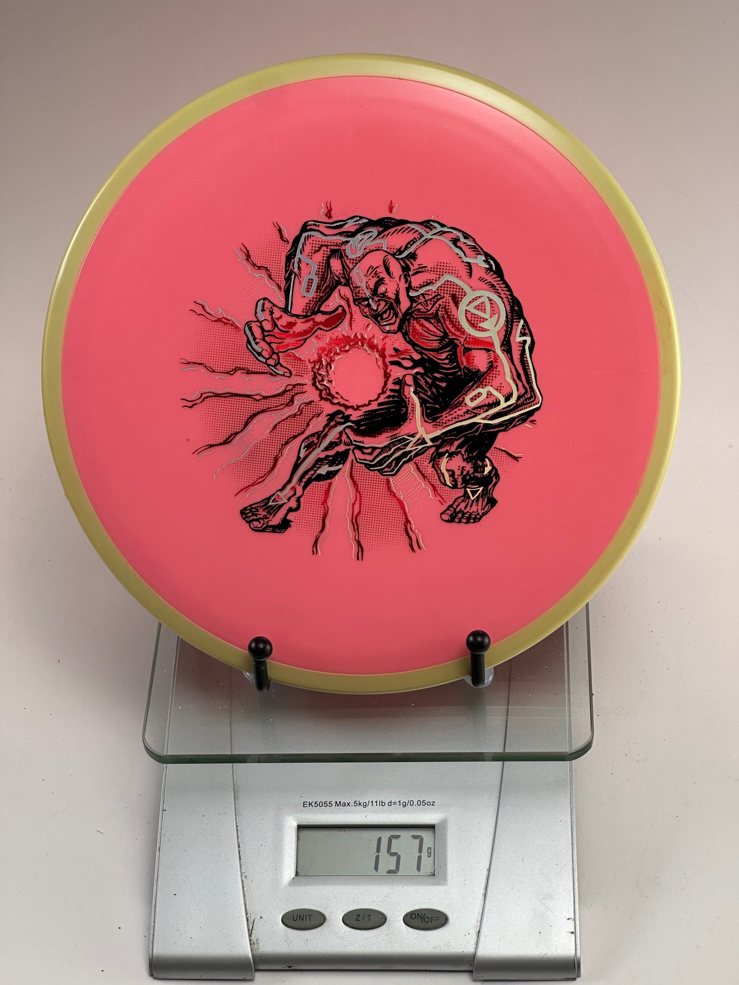 MVP Plasma Crave Fairway Driver – Pink with Yellow Rim (157g)