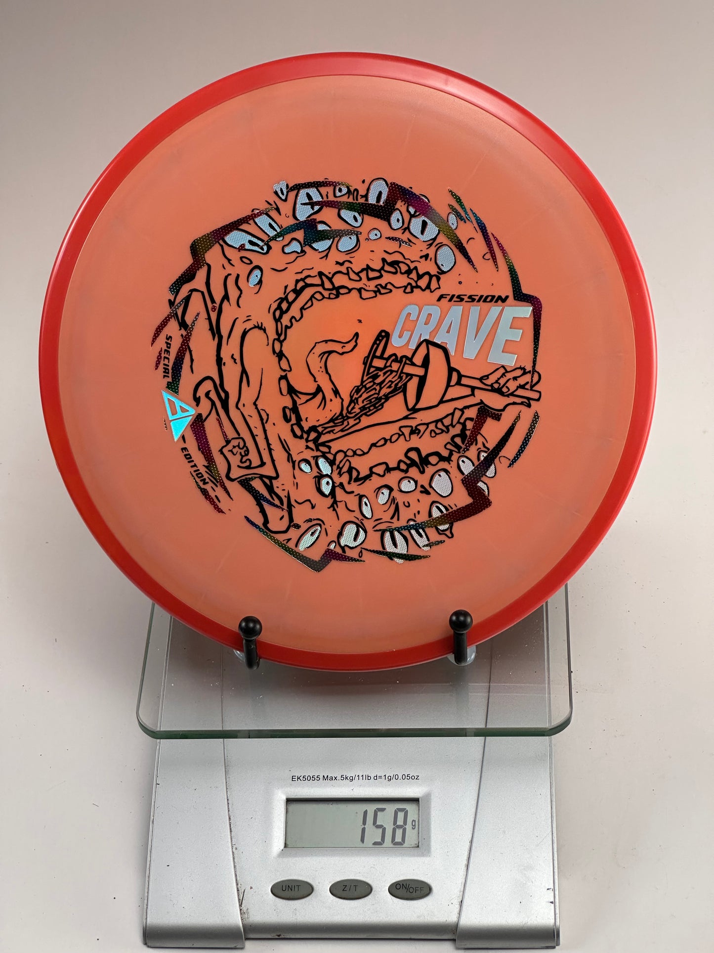 MVP Special Edition Fission Crave Fairway Driver (158g) Orange w/ Red Rim