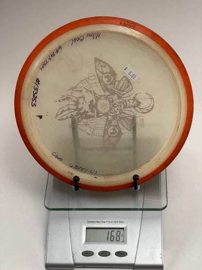 MVP Neutron Crave Fairway Driver (Orange Rim/Cream Center) Iron Mouth Stamp