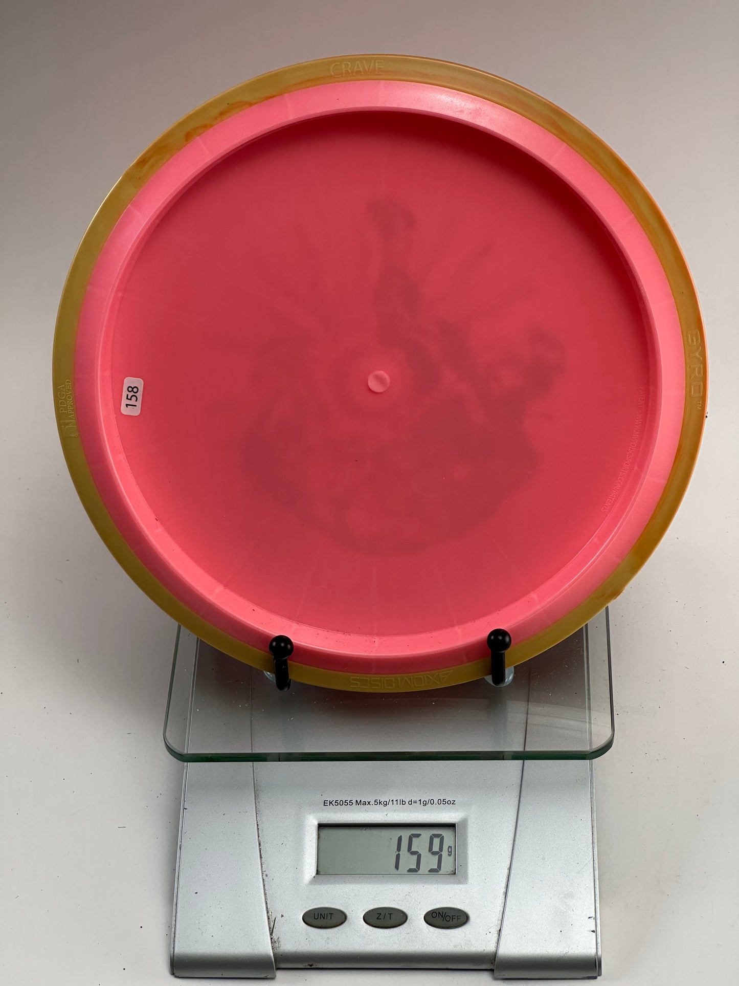 MVP Fission Crave Fairway Driver 159g Pink w/ Yellow Rim Special Edition Stamp