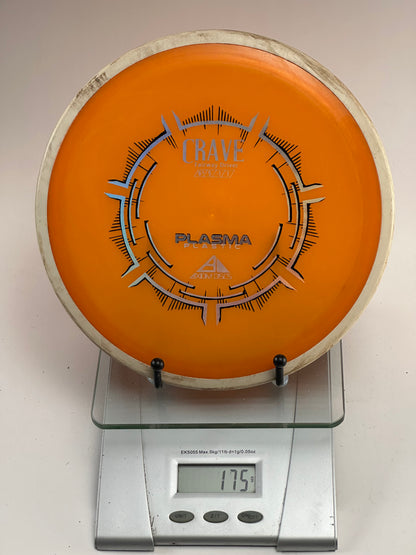 Axiom Plasma Crave Fairway Driver - Orange with White Rim