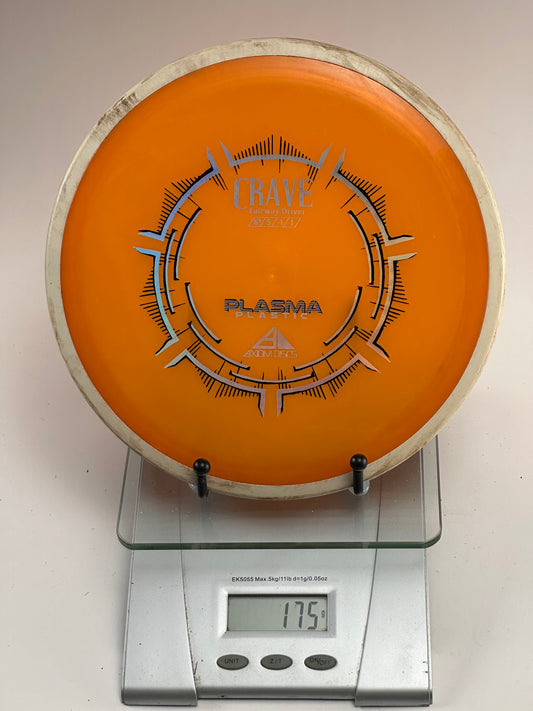 Axiom Plasma Crave Fairway Driver - Orange with White Rim