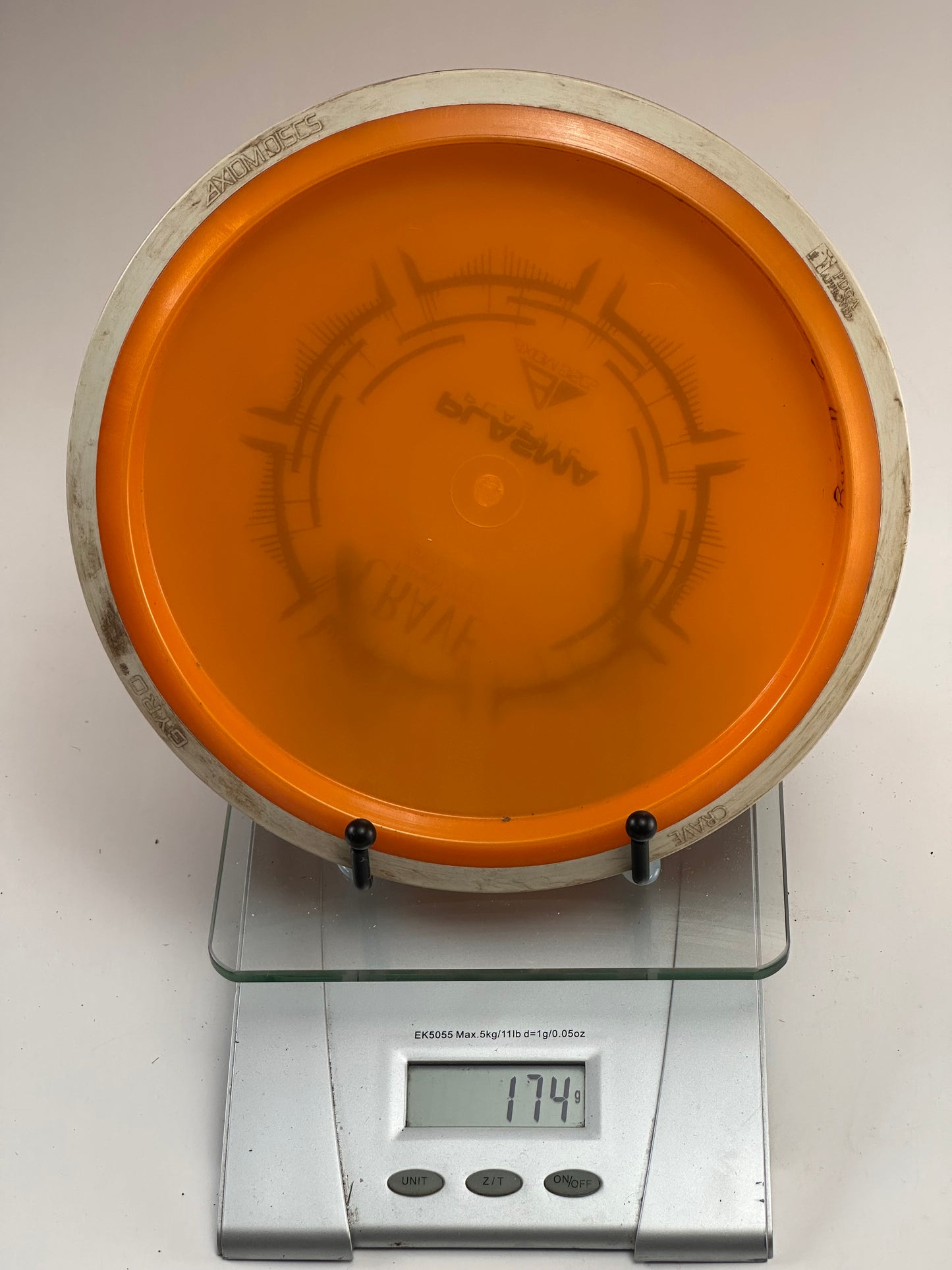 Axiom Plasma Crave Fairway Driver - Orange with White Rim