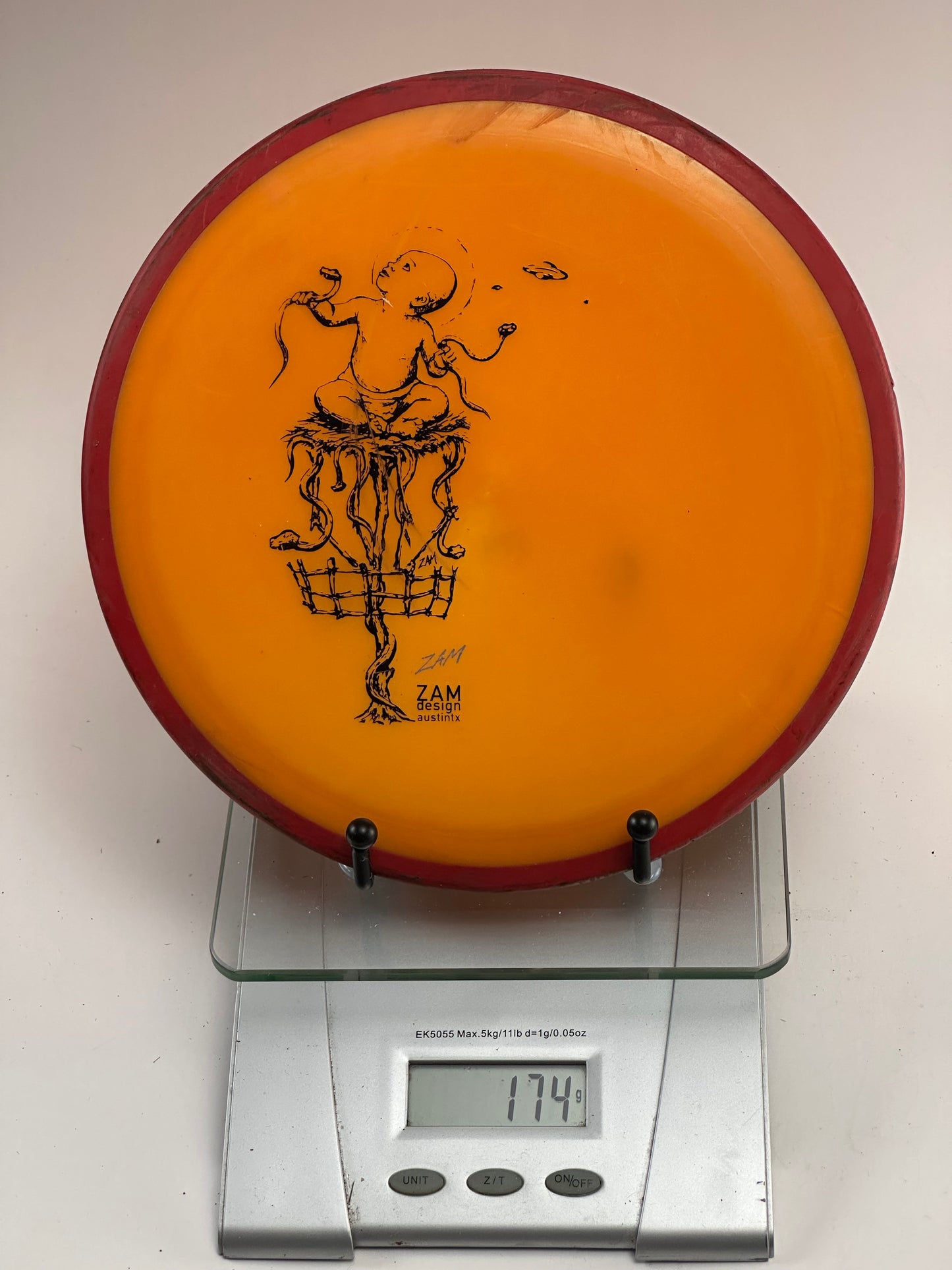 MVP Proton Crave Fairway Driver (174g) – Orange w/ Red Rim, ZAM Stamp