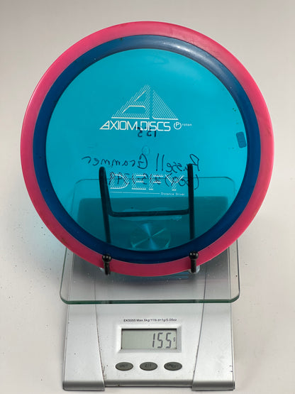 Axiom Defy Proton Distance Driver 155g Blue with Pink Rim
