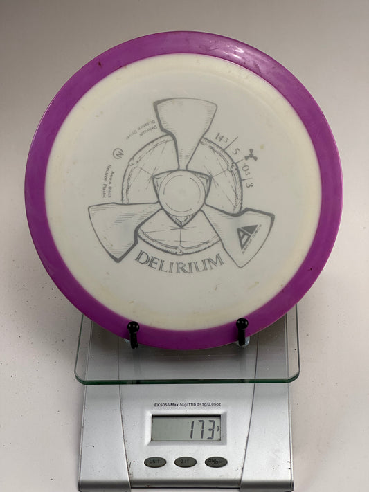 MVP Neutron Delirium Distance Driver (White w/ Purple Rim)