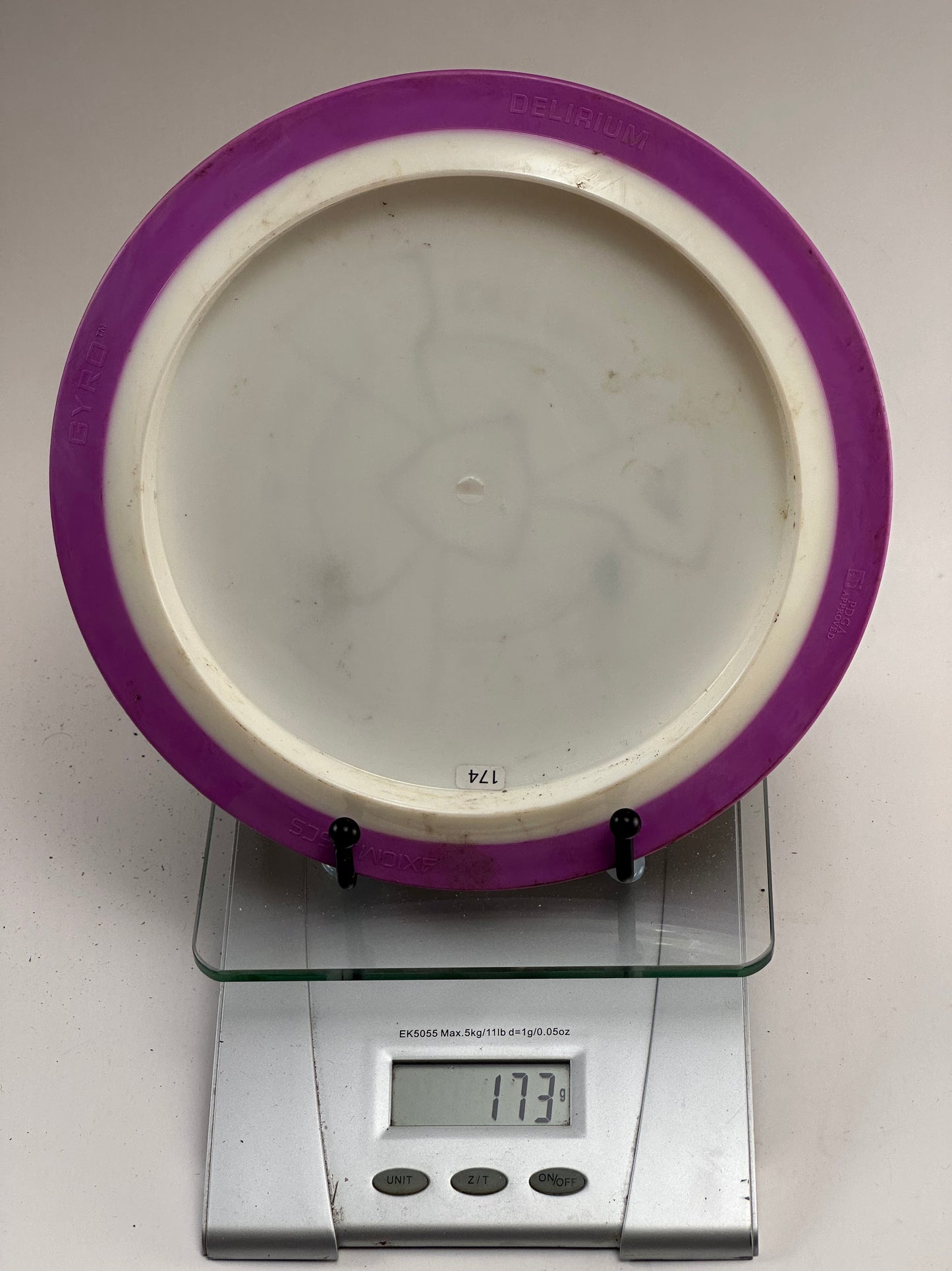 MVP Neutron Delirium Distance Driver (White w/ Purple Rim)